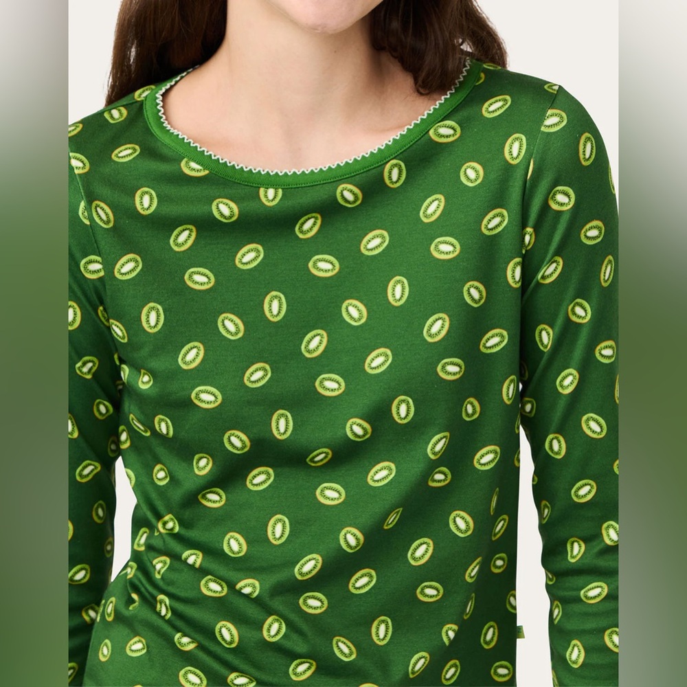 NWT Cozyland Ellie pajama set in kiwi - Picture 3 of 4
